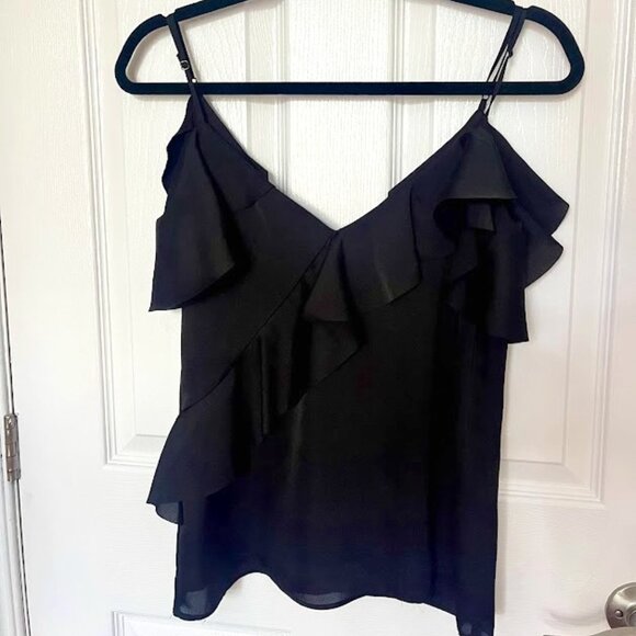 H&M satin off-the-shoulder going out top - Picture 1 of 2